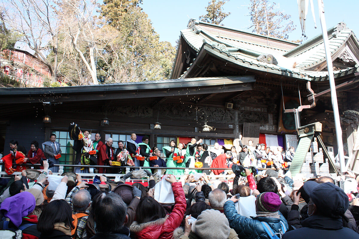 Setsubun Festival at Toshogu Shrine In Sendai - cokoguri